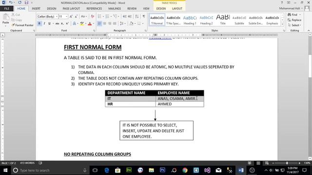 Normalization In SQL - Database Normalization - First Normal Form In SQL Server - ( Hindi / Urdu ) смотреть онлайн