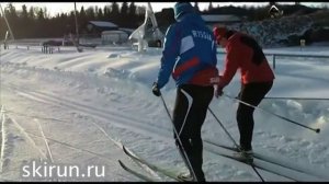 Беговые лыжи для начинающих  Техника классики