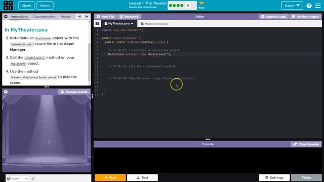 Code.org Lesson 1.5 The Theater | Tutorial with Answers | Unit 4 Computer Science A смотреть онлайн