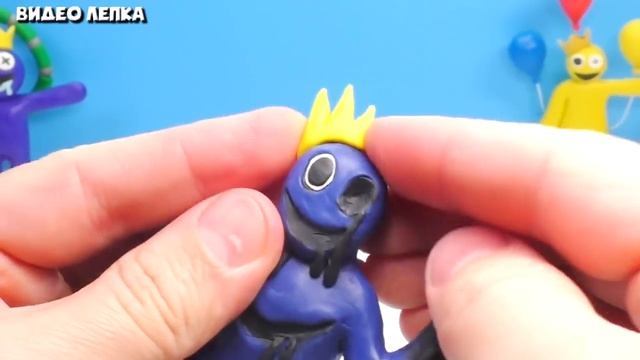 Все Радужные Друзья ? Часть 6 Хеллоуин Rainbow Friends ► Видео Лепка смотреть онлайн