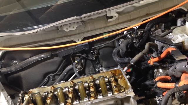 Замена прокладки ГБЦ (головки блока цилиндров) Toyota Prius 30 Часть 5