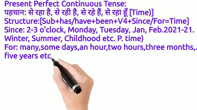 Pre. Perf. Cont. Tense [Shortcut] смотреть онлайн