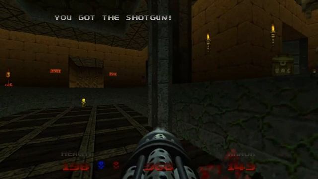 Doom 64 Walkthrough - Level 23 (Unholy Temple) смотреть онлайн