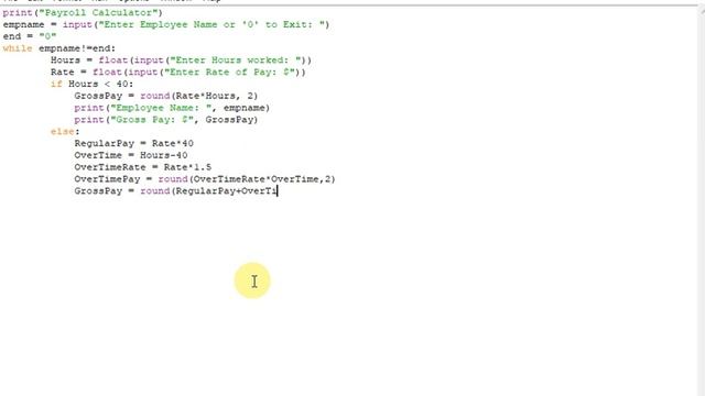Payroll Calculator in python смотреть онлайн