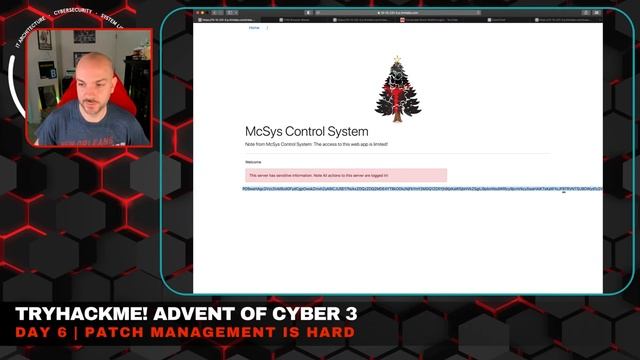 TryHackMe! Advent of Cyber 3 - DAY 6 Patch Management Is Hard (Web Exploitation) смотреть онлайн