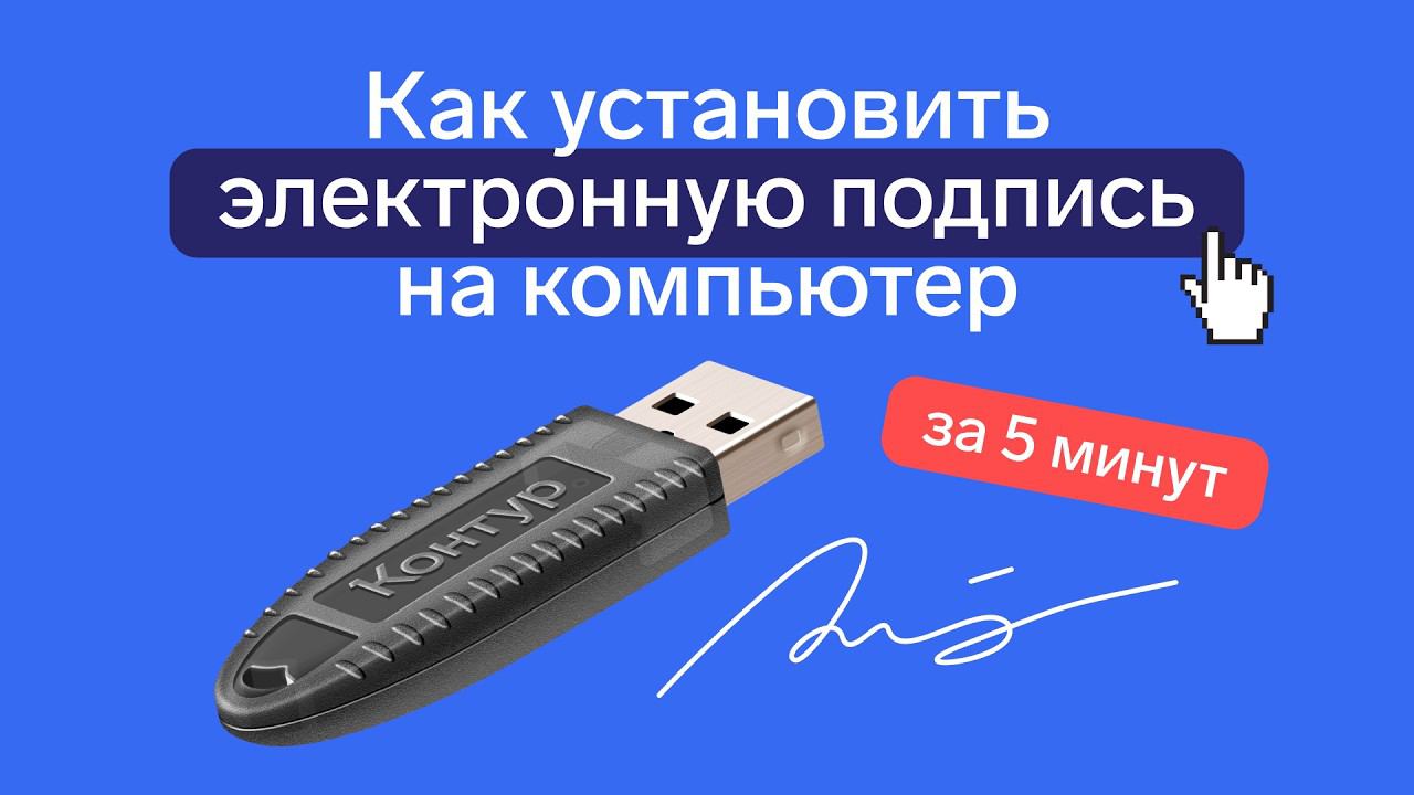 Установка ЭЦП на компьютер. Инструкция смотреть онлайн