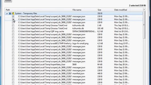 Clear temporary files смотреть онлайн