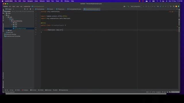 Java 8 stream - Map смотреть онлайн