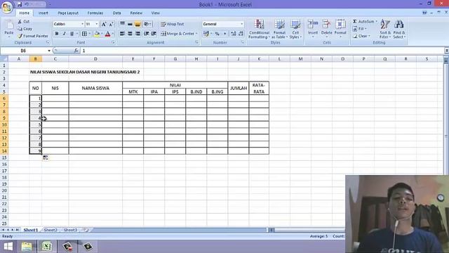 Tutorial membuat table dengan menggunakan Microsoft Excel смотреть онлайн