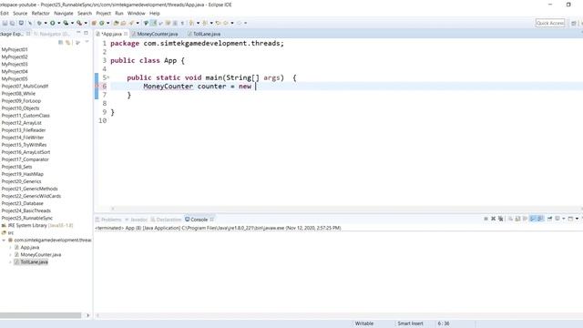 25 Java Fundamentals: The Runnable Interface and Thread Safety Using Synchronized смотреть онлайн