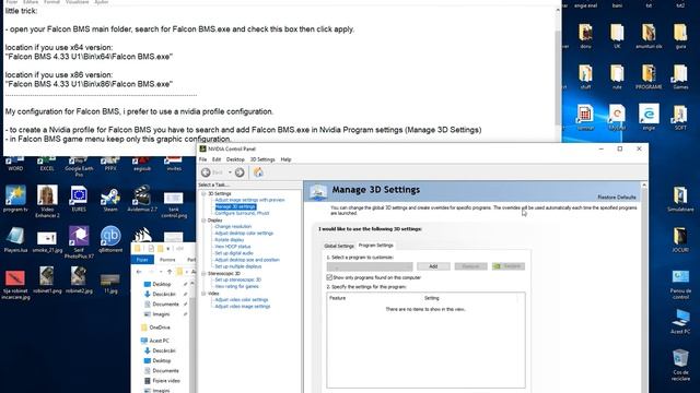Falcon BMS 4.33 How to fix game resolution problem in Windows 10 смотреть онлайн