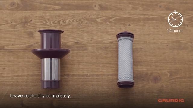 How to clean the filter of Power Stick Vacuum Cleaner | GRUNDIG смотреть онлайн