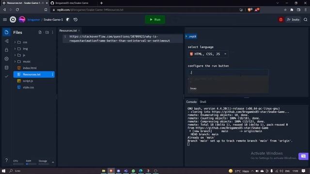 how to make snake game on replit смотреть онлайн