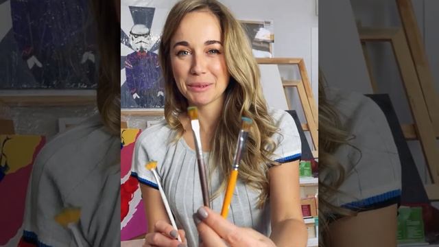 Растушевка в масляной живописи, выбор подходящей кисти смотреть онлайн