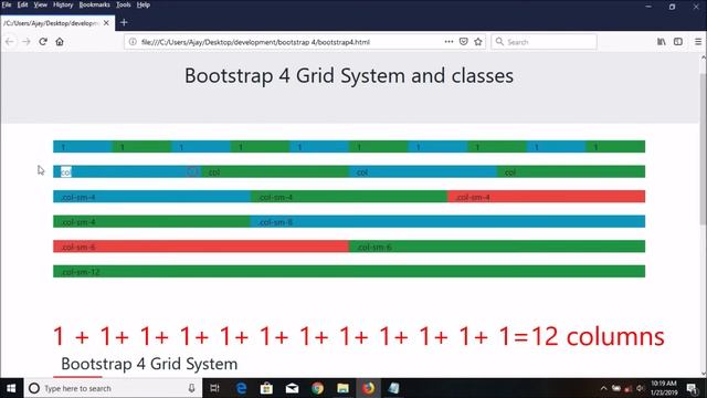Bootstrap 4 intro Part-02 | Grid System | Bootstrap basic | How to download bootstrap4 смотреть онлайн