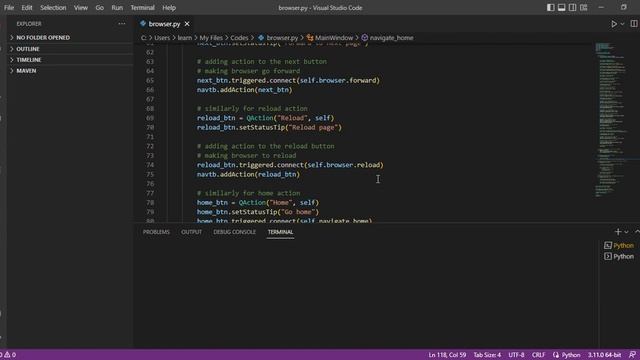 Create your own browser in 2 minutes using python смотреть онлайн