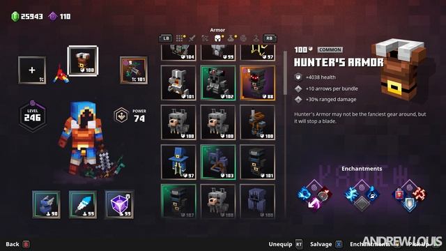 All Armors in Minecraft Dungeons