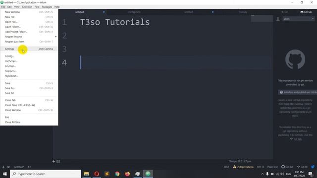 How to Enable Close Deleted File Tab in Atom Editor смотреть онлайн