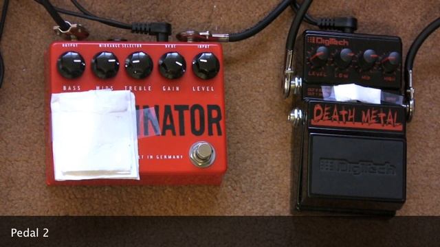 Okko Dominator Vs Digitech Death Metal - Distortion Pedal Blind Shootout