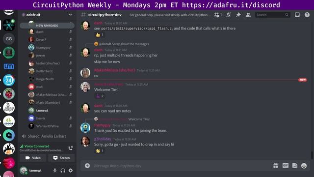 CircuitPython Weekly Meeting for December 13th, 2021 #adafruit смотреть онлайн