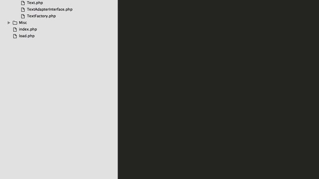 Text Object and JSONAdapter - Factory Pattern in PHP смотреть онлайн