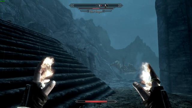Skyrim - Elder Dragon failed plowing attempt смотреть онлайн