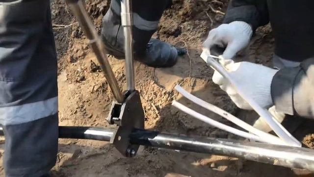 Обрезка кабеля секторными ножницами смотреть онлайн