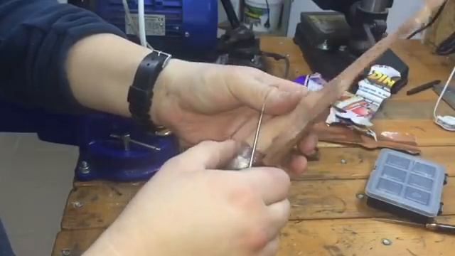 Финский нож и ножны «финская рыбка». Процесс изготовления смотреть онлайн