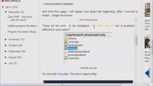 Cake PHP 2.0 for Begginer part 1 of 2 смотреть онлайн