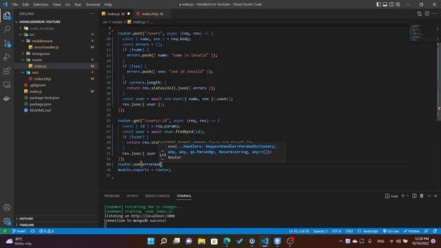 Xử lý lỗi (Error handling) trong Node-JS . Trả lỗi về chuẩn, clean code, Hạn chế sập server. смотреть онлайн