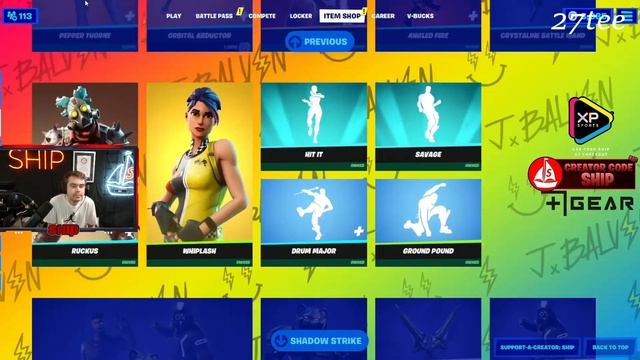 Streamers React To Mike Lowrey Skin In Fortnite Item Shop | Will Smith In Fortnite смотреть онлайн