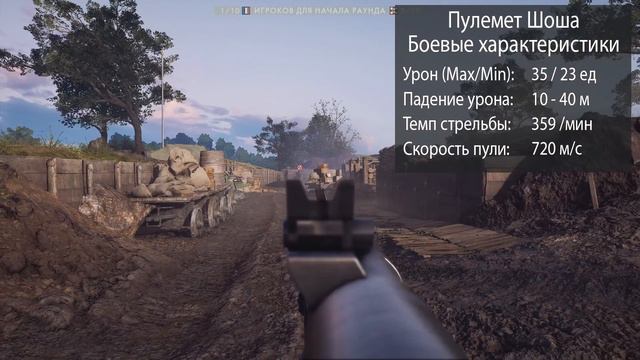 Пулемет Шоша vs Пулемет Хуота ▶ Battlefield 1 смотреть онлайн
