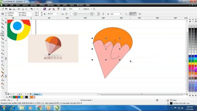 coreldraw tutorial for beginners/ basic tools Explanation смотреть онлайн