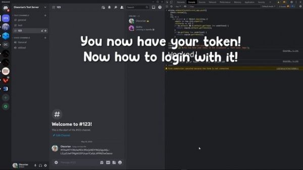 How to get your Discord Token + Login with it!