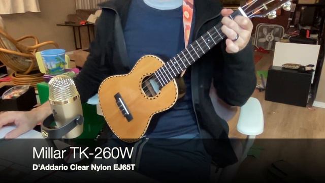 Ukulele string sound comparison of 3 fluorocarbons sets and 1 nylon set смотреть онлайн