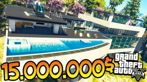 ГТА 5 МОДЫ РЕАЛЬНАЯ ЖИЗНЬ КУПИЛ НОВЫЙ ДОМ ЗА 15.000.000$ #11! ОБЗОР МОДА В GTA 5 ИГРЫ ГТА МИР ВИДЕО