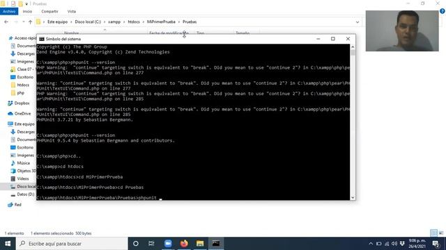 Instalación y configuración de PhpUnit 9.5.4 y Php 7.4.16 смотреть онлайн