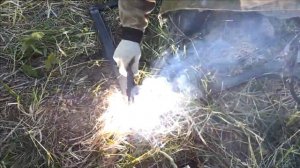 Калитка в заборе из профнастила, сделали сами