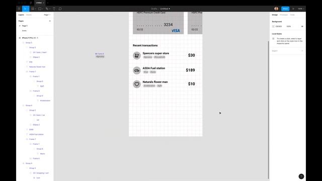 Design Personal finance dashboard mobile app -Figma - Speed art - tutorial смотреть онлайн
