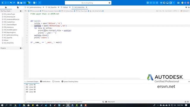 Cơ bản Python | Bài 44: Ghi dữ liệu vào file txt смотреть онлайн