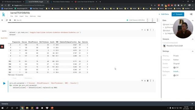 KNN - K Nearest Neighbours - Definition and Coding on Kaggle with diabetes classification model смотреть онлайн