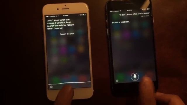 Male and female Siri talking to each other! смотреть онлайн
