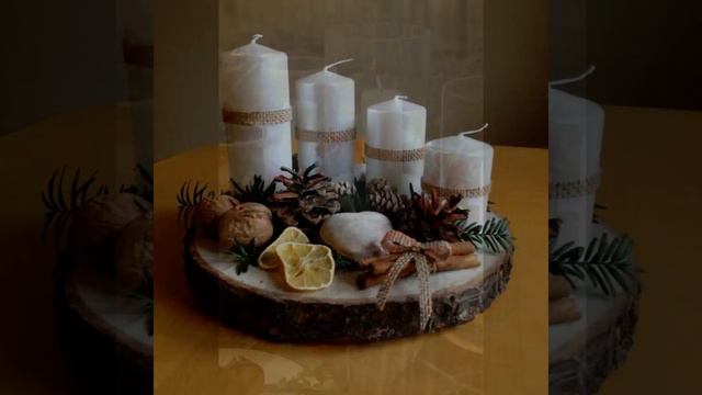 100 НОВОГОДНИХ ИДЕЙ🕯🎄. НОВОГОДНИЕ КОМПОЗИЦИИ СО СВЕЧАМИ🕯🎄🕯⛄🕯🎄 смотреть онлайн