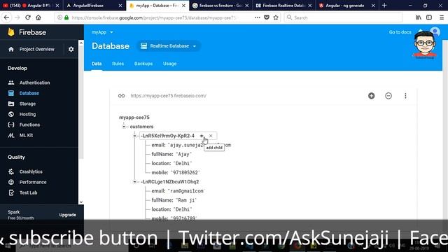 ? Angular 8 #2: Angular 8 with Firebase Database CRUD operations with @angular/fire ?? смотреть онлайн