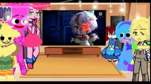 Poppy playtime react to sister location meme's PART 1 [Its DK afton]
