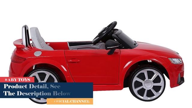 Costzon Kids Ride On Car, Licensed 12V Audi TT RS, Remote Control смотреть онлайн