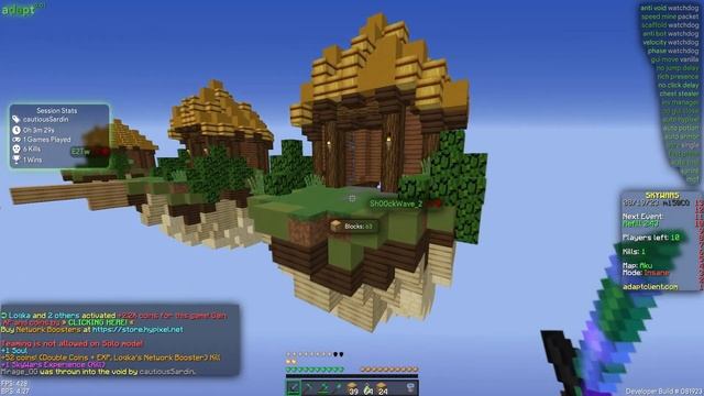 Adapt Client (Hacking On Hypixel) смотреть онлайн