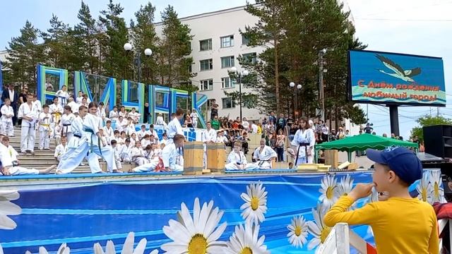 18 июня 2022г клуб Амурск. День города. Показательные выступления клуба "Киокушин". смотреть онлайн