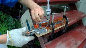 Первый запуск авиамодельного мотора МК-17 после 30 летнего хранения на складе.