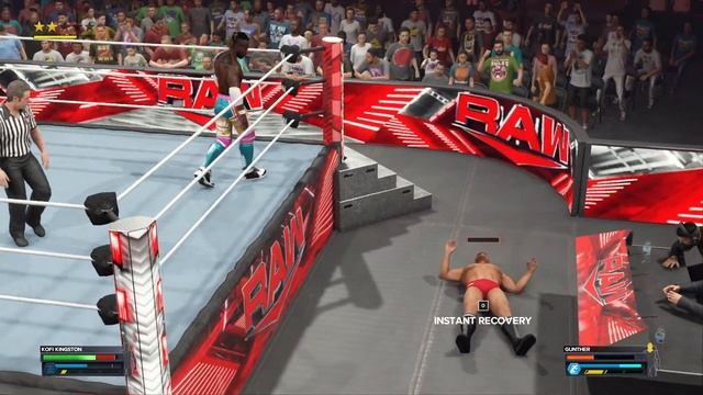 WWE 2K23 Gunther vs Kofi Kingston intercontinenetal championship full match смотреть онлайн